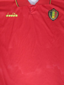 Rode Duivels 1992-93 Home shirt L/S L