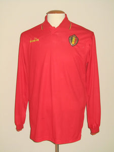 Rode Duivels 1992-93 Home shirt L/S L