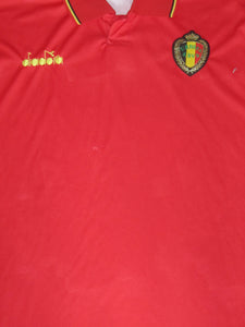 Rode Duivels 1992-93 Home shirt L/S L