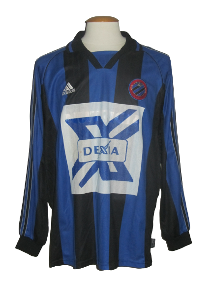Club Brugge 1999-01 Home shirt PLAYER ISSUE YOUTH L/S XL #18