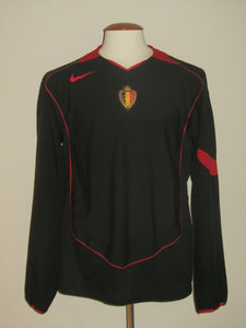 Rode Duivels 2004-06 Away shirt PLAYER ISSUE L/S L *mint*