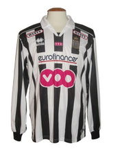 Load image into Gallery viewer, RCS Charleroi 2009-10 Home shirt MATCH ISSUE/WORN #10 Geoffrey Mujangi Bia *signed by Bello*