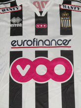 Load image into Gallery viewer, RCS Charleroi 2009-10 Home shirt MATCH ISSUE/WORN #10 Geoffrey Mujangi Bia *signed by Bello*