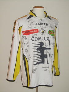 KSC Lokeren 2007-08 Home shirt MATCH ISSUE/WORN #24 Michaël Van Hoey *signed*