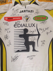 KSC Lokeren 2007-08 Home shirt MATCH ISSUE/WORN #24 Michaël Van Hoey *signed*