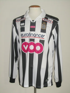 RCS Charleroi 2009-10 Home shirt L/S L *damaged*