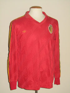Rode Duivels 1986-89 Home shirt L/S M