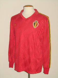 Rode Duivels 1986-89 Home shirt L/S M