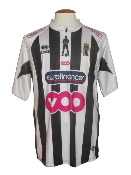 RCS Charleroi 2007-08 Home shirt XXL #19 Cyril Théréau