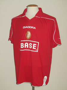 Standard Luik 2008-09 Home shirt MATCH ISSUE/WORN UEFA Cup #15 Tomislav Mikulic