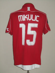 Standard Luik 2008-09 Home shirt MATCH ISSUE/WORN UEFA Cup #15 Tomislav Mikulic