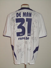 Load image into Gallery viewer, RSC Anderlecht 2005-07 Away shirt MATCH ISSUE/WORN #31 Mark De Man *signed*