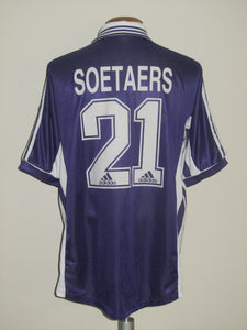 RSC Anderlecht 1998-99 Away shirt XXL #21 Tom Soetaers