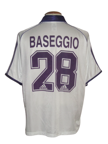 RSC Anderlecht 1999-00 Home shirt XL #28 Walter Bassegio