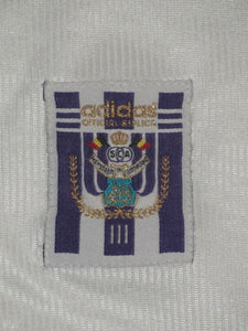 RSC Anderlecht 1999-00 Home shirt XL #28 Walter Bassegio