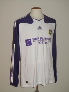 RSC Anderlecht 2010-11 Home shirt PLAYER ISSUE L/S L #3