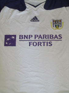 RSC Anderlecht 2010-11 Home shirt PLAYER ISSUE L/S L #3