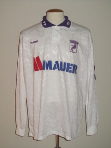KRC Harelbeke 1997-98 Away shirt MATCH ISSUE/WORN #27 Hans Visser *signed*