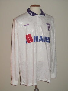 KRC Harelbeke 1997-98 Away shirt MATCH ISSUE/WORN #27 Hans Visser *signed*