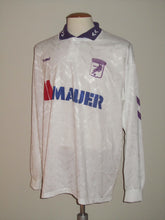 Load image into Gallery viewer, KRC Harelbeke 1997-98 Away shirt MATCH ISSUE/WORN #27 Hans Visser *signed*