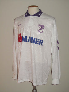 KRC Harelbeke 1997-98 Away shirt MATCH ISSUE/WORN #27 Hans Visser *signed*