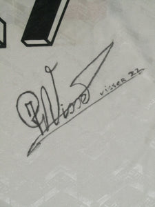 KRC Harelbeke 1997-98 Away shirt MATCH ISSUE/WORN #27 Hans Visser *signed*
