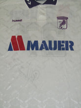 Load image into Gallery viewer, KRC Harelbeke 1997-98 Away shirt MATCH ISSUE/WORN #27 Hans Visser *signed*
