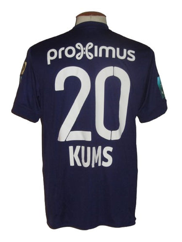 RSC Anderlecht 2017-18 Home shirt MATCH ISSUE/WORN #20 Sven Kums
