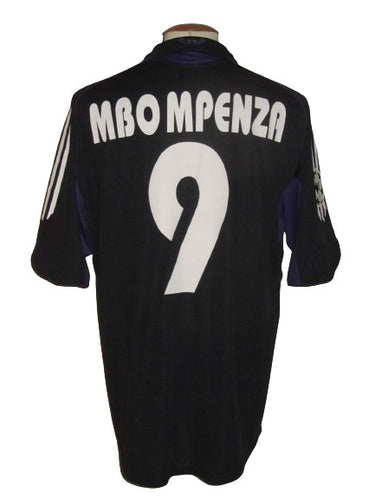 RSC Anderlecht 2005-06 Away shirt MATCH ISSUE/WORN Champions League #9 Mbo Mpenza