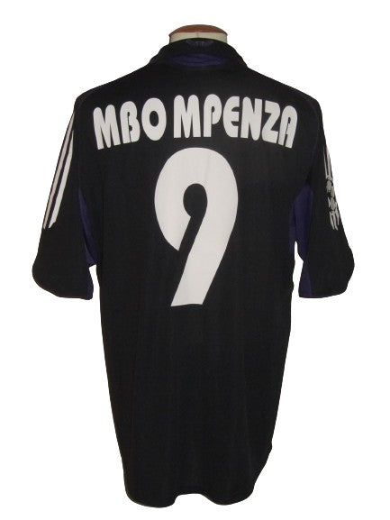 RSC Anderlecht 2005-06 Away shirt MATCH ISSUE/WORN Champions League #9 Mbo Mpenza