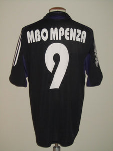 RSC Anderlecht 2005-06 Away shirt MATCH ISSUE/WORN Champions League #9 Mbo Mpenza