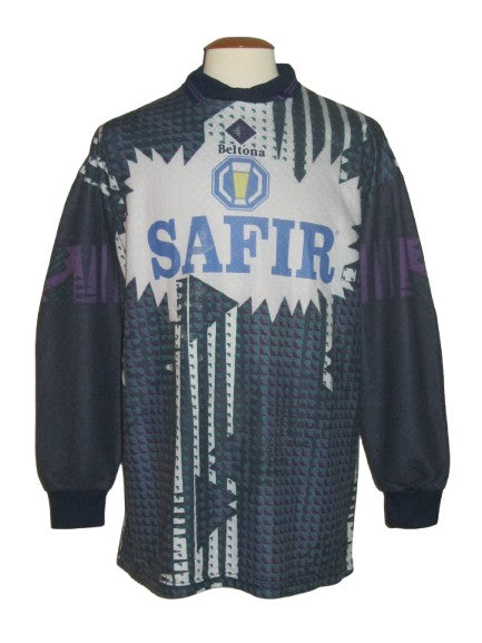Eendracht Aalst 1997-98 Keeper shirt MATCH ISSUE/WORN #20 Nico Vaesen