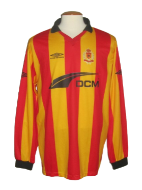 KV Mechelen 2004-05 Home shirt YOUTH PLAYER ISSUE #17