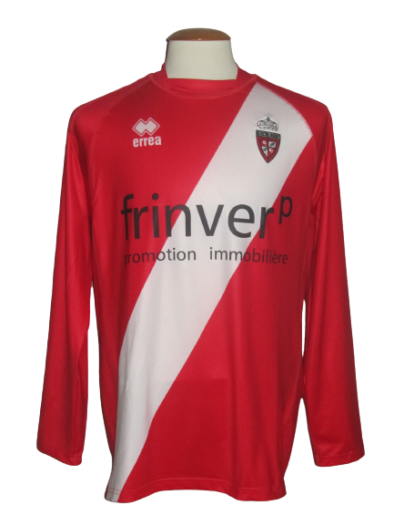 Royal Excel Mouscron 2007-08 Home shirt L #8 Matthieu Assou-Ekotto *mint*