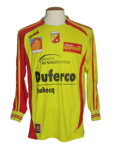 AFC Tubize 2008-09 Home shirt MATCH ISSUE/WORN #9 Valeri Sorokin