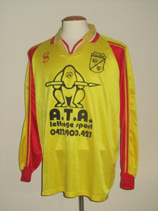 AFC Tubize 1991-2000 Home shirt MATCH ISSUE/WORN #6