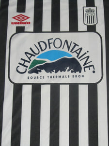 RCS Charleroi 2000-01 Home shirt MATCH ISSUE/WORN #8 Ronald Foguenne