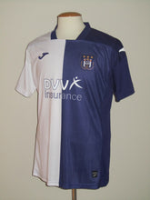 Load image into Gallery viewer, RSC Anderlecht 2023-24 Home shirt L #12 Kasper Dolberg *mint*