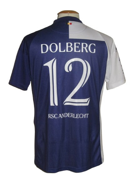 RSC Anderlecht 2023-24 Home shirt L #12 Kasper Dolberg *mint*
