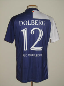 RSC Anderlecht 2023-24 Home shirt L #12 Kasper Dolberg *mint*