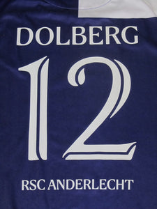 RSC Anderlecht 2023-24 Home shirt L #12 Kasper Dolberg *mint*