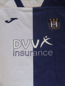 RSC Anderlecht 2023-24 Home shirt L #12 Kasper Dolberg *mint*