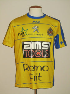 Waasland Beveren 2014-15 Home shirt MATCH ISSUE/WORN #16 Renaud Emond *signed*