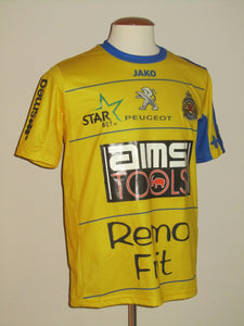 Waasland Beveren 2014-15 Home shirt MATCH ISSUE/WORN #16 Renaud Emond *signed*