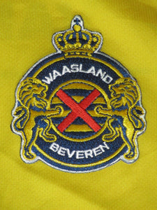 Waasland Beveren 2014-15 Home shirt MATCH ISSUE/WORN #16 Renaud Emond *signed*