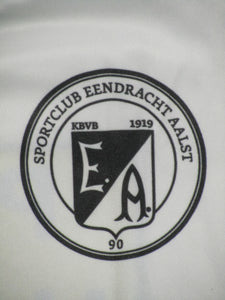 Eendracht Aalst 2015-16 Home shirt MATCH ISSUE/WORN #16 Jore Trompet - #22 Kyan Van Impe