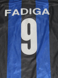 Club Brugge 1998-99 Home shirt XXL #9 Khalilou Fadiga