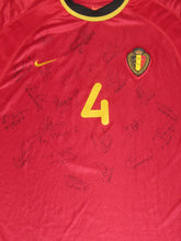Load image into Gallery viewer, Rode Duivels 2000-02 Home shirt XL #4 Eric Van Meir *signed*