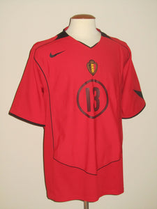 Rode Duivels 2004-06 Home shirt XL #13 Grégory Dufer