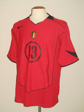 Load image into Gallery viewer, Rode Duivels 2004-06 Home shirt XL #13 Grégory Dufer